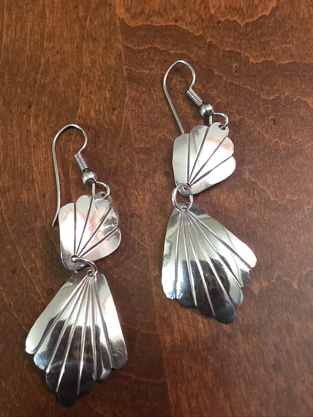 925 Sterling Silver Shell Drop Earrings - Women Jewelry